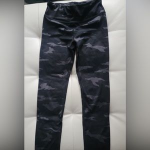 Athleta black camo pants - size 12